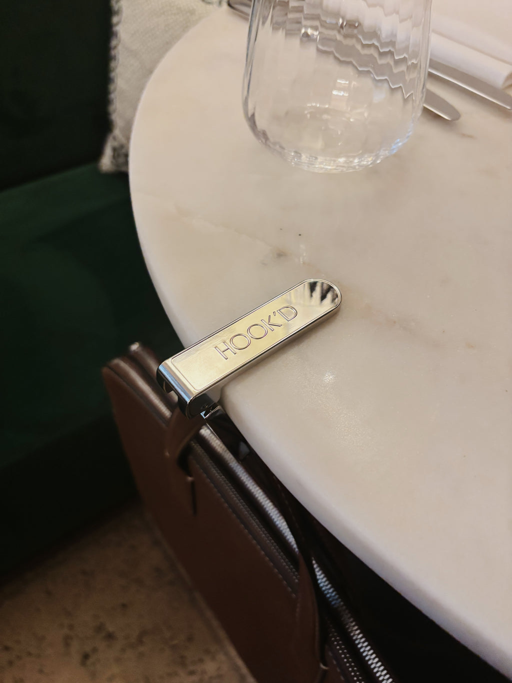 Silver Bag Hook