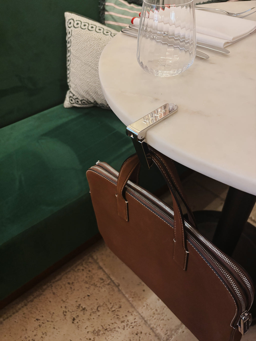 Silver Bag Hook