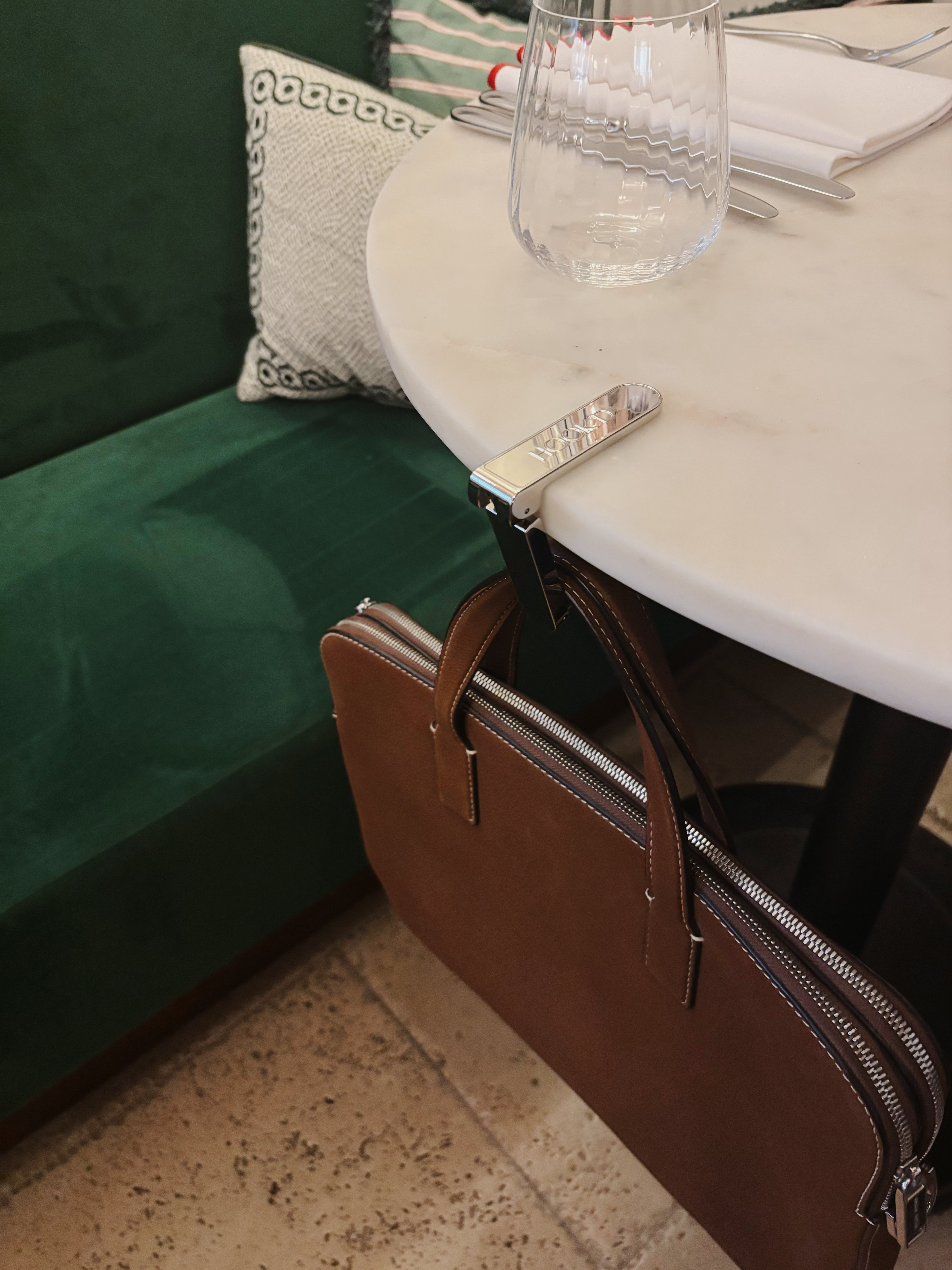 Silver Bag Hook